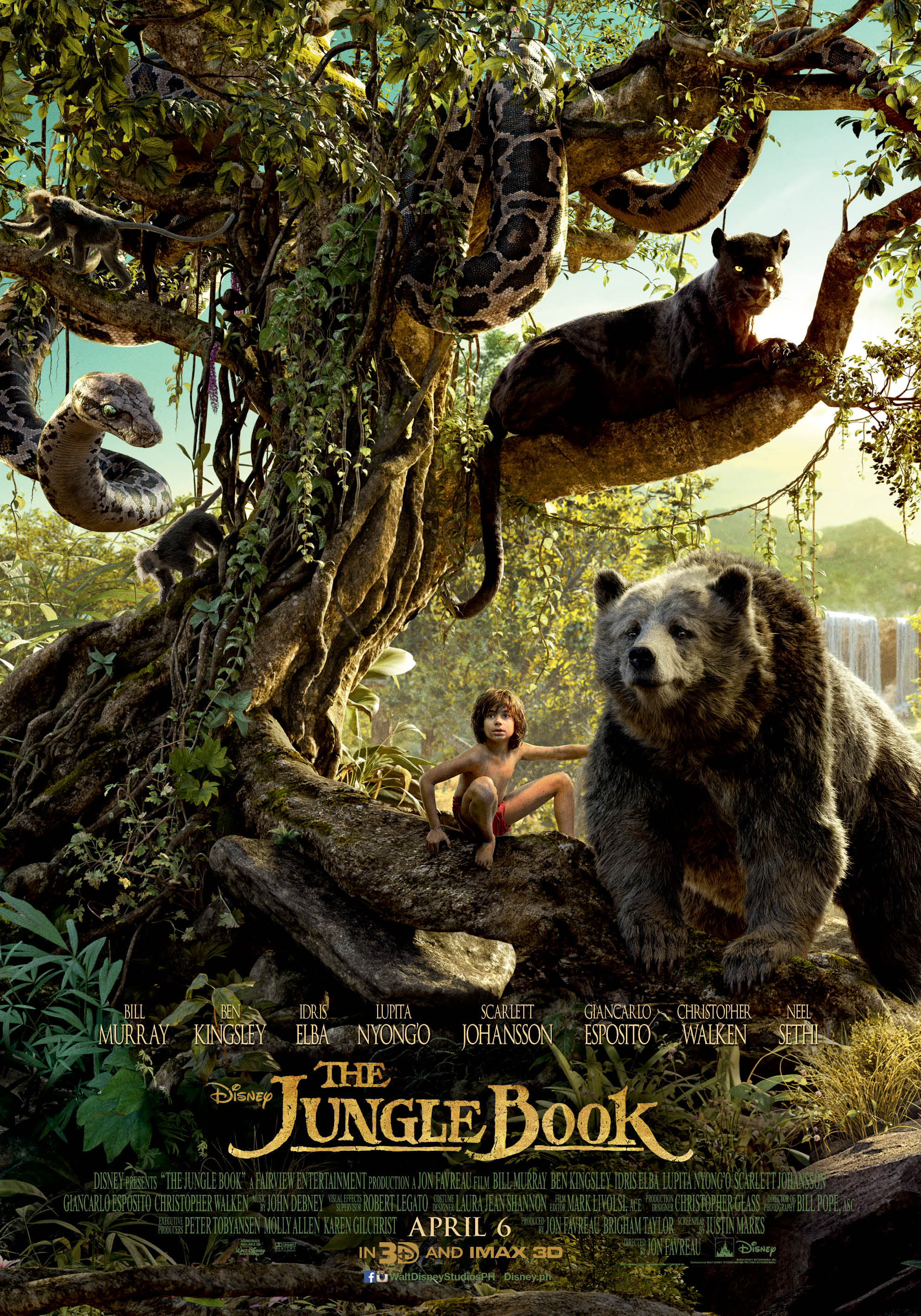 jungle book movie poster