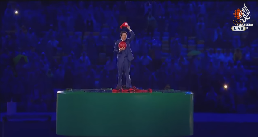 shinzo abe at the olympics