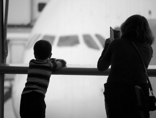 waiting at the airport